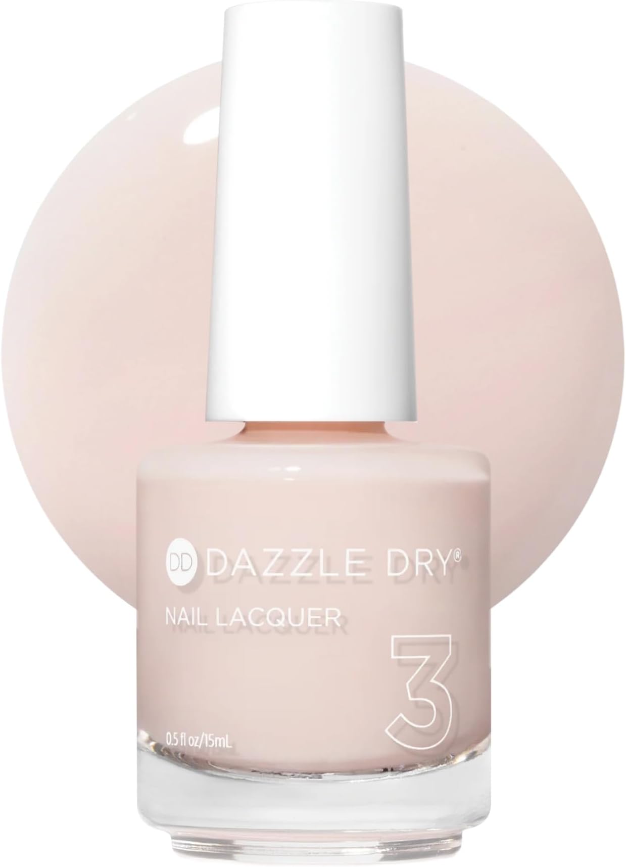 Nail Lacquer (Step 3) - Rose Quartz - A light peach blossom semi-sheer with pink blush. (0.5 fl oz)