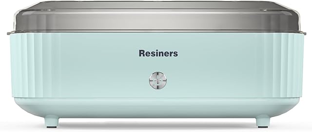 Resiners Resin Curing Machine with UK Plug for Resin Starter, Cure Air, Auto Curing 2H Resin Supplies, Resin Dryer Curing Station for Epoxy Resin Molds Art Craft Casting, Mint Green (Patented)