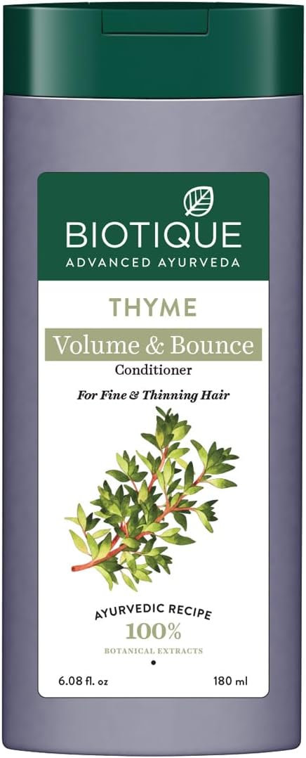 Biotique Bio Thyme Volume Conditioner for Fine and Thinning Hair, 180ml