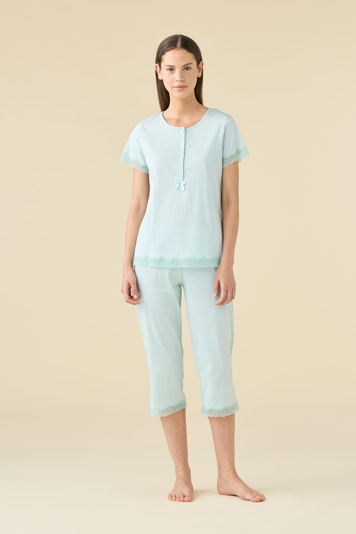 Noidinotte - Pigiama Donna Estivo in Cotone Articolo Essential