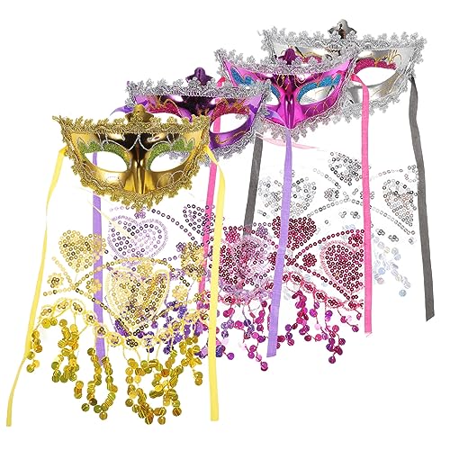 LIFKOME Stage Performance Masks Design Masquerade Women's Party Props