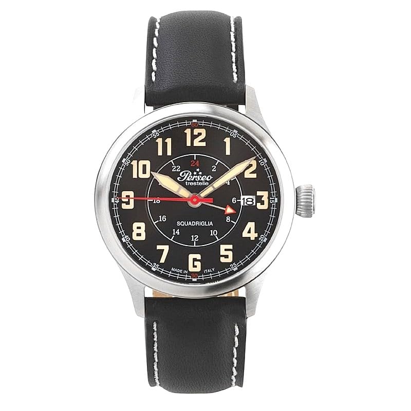  Perseo OROLOGIO GMT AUTOMATICO SQUADRIGLIA NERO 11369
