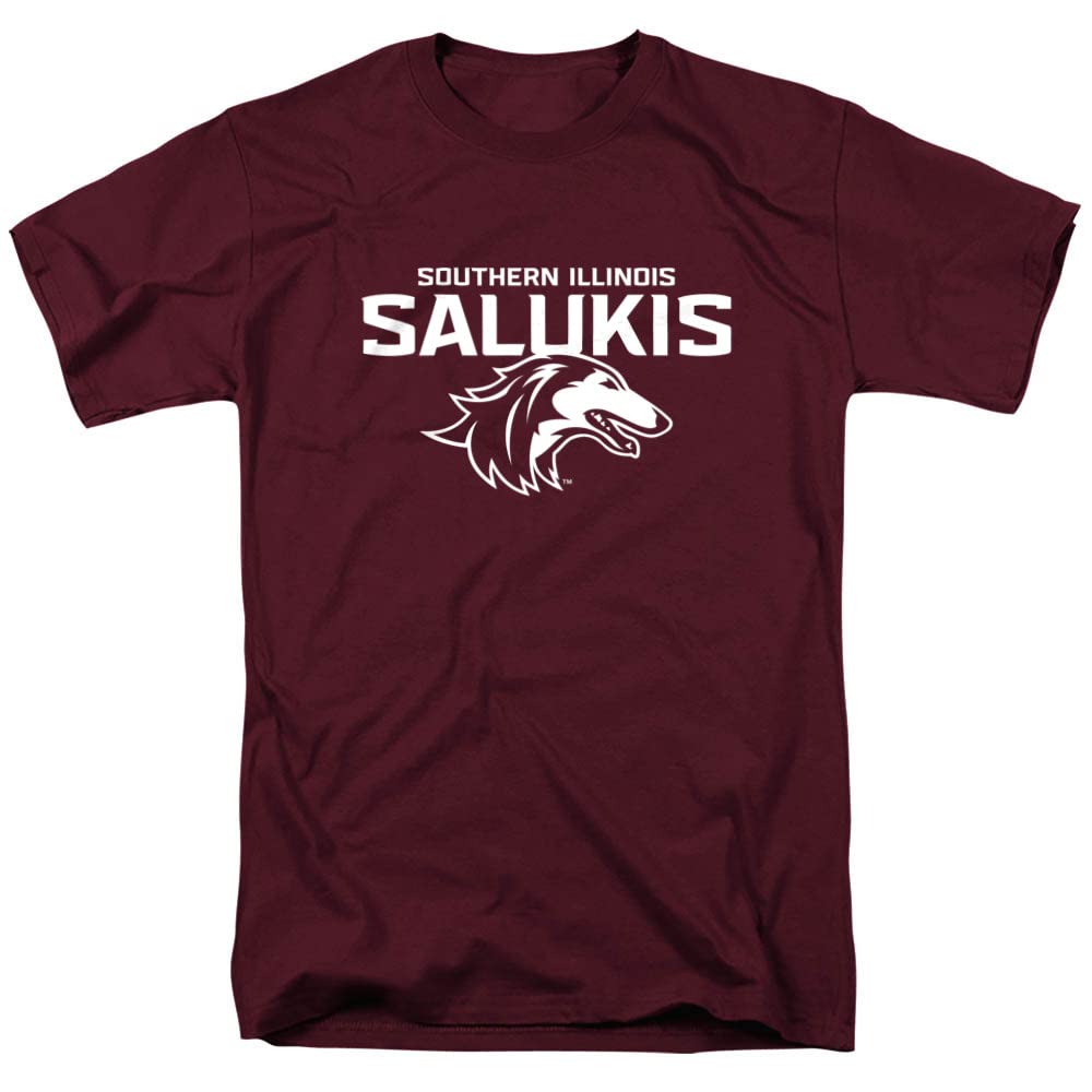 Southern Illinois University Official One Color SIL Salukis Logo Unisex Adult T Shirt