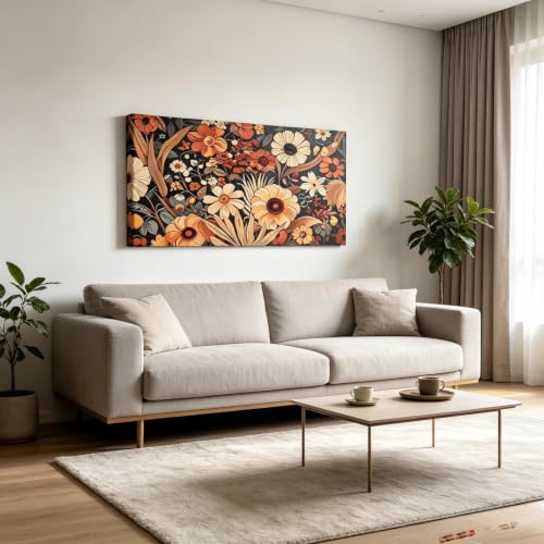 Impression Artistique Botanique Vintage Toile Murale Large Boho - 4