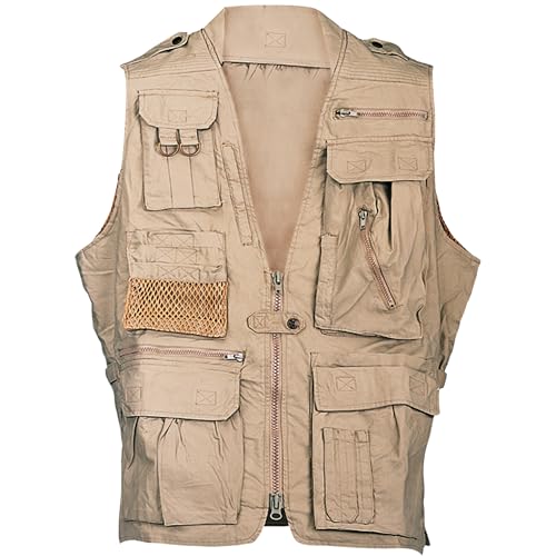 Humvee Photography Utility Vest With 21 Pockets | Perfect for