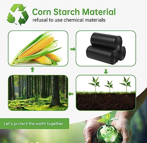 100 Portable Toilet Bags For Camping, 8 Gallon 1.3 Mil Thickened Compostable Toilet Replacement Bags For Portable Potty, Trash Bags For Outdoor Hiking Boating Car Travel #TOP1