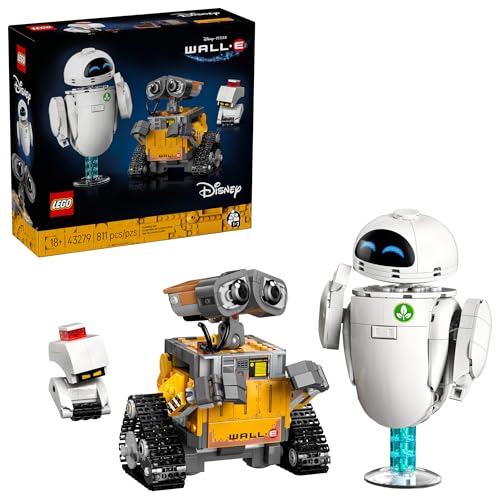 LEGO Disney & Pixar Wall-E & EVE Building Set for Adults, Ages 18...