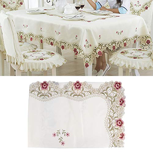 Joyzan JOYZAN70R8W3XDHS-01 Flower Embroidered Tablecloth thumb #2