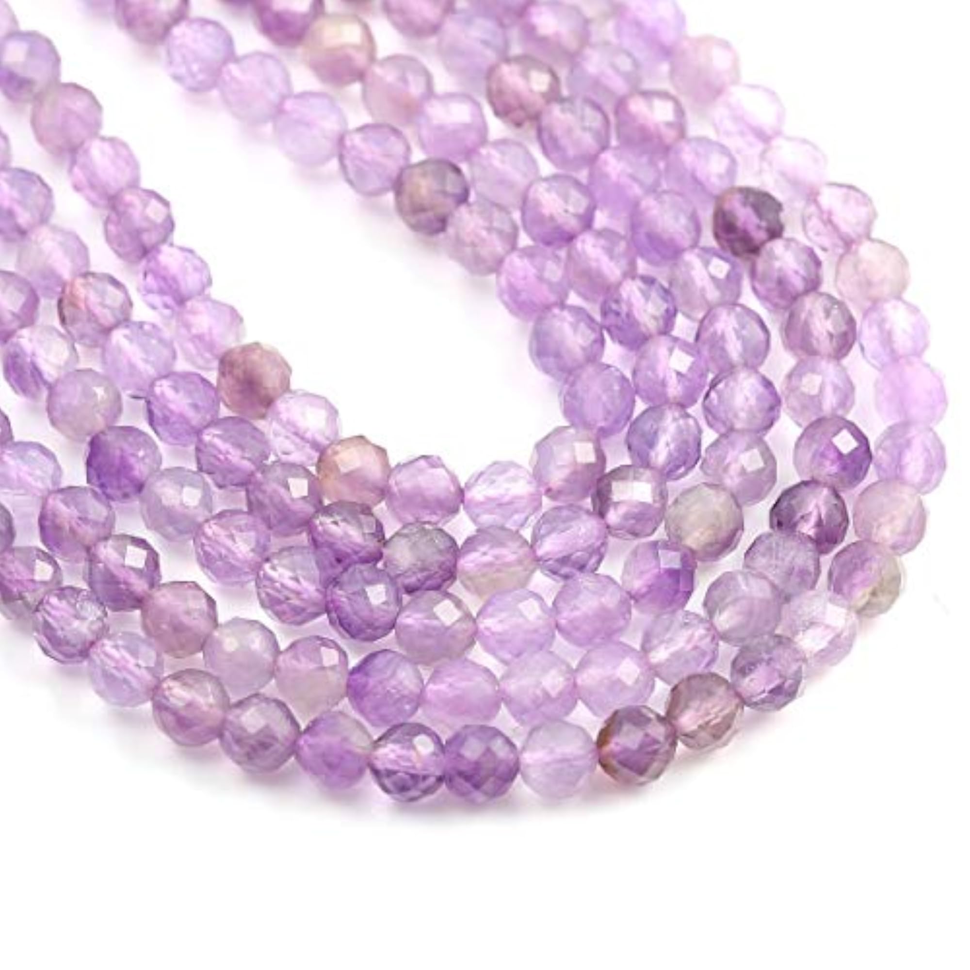 Amethyst Natural Gemstone Loose Beads for Jewellery Making