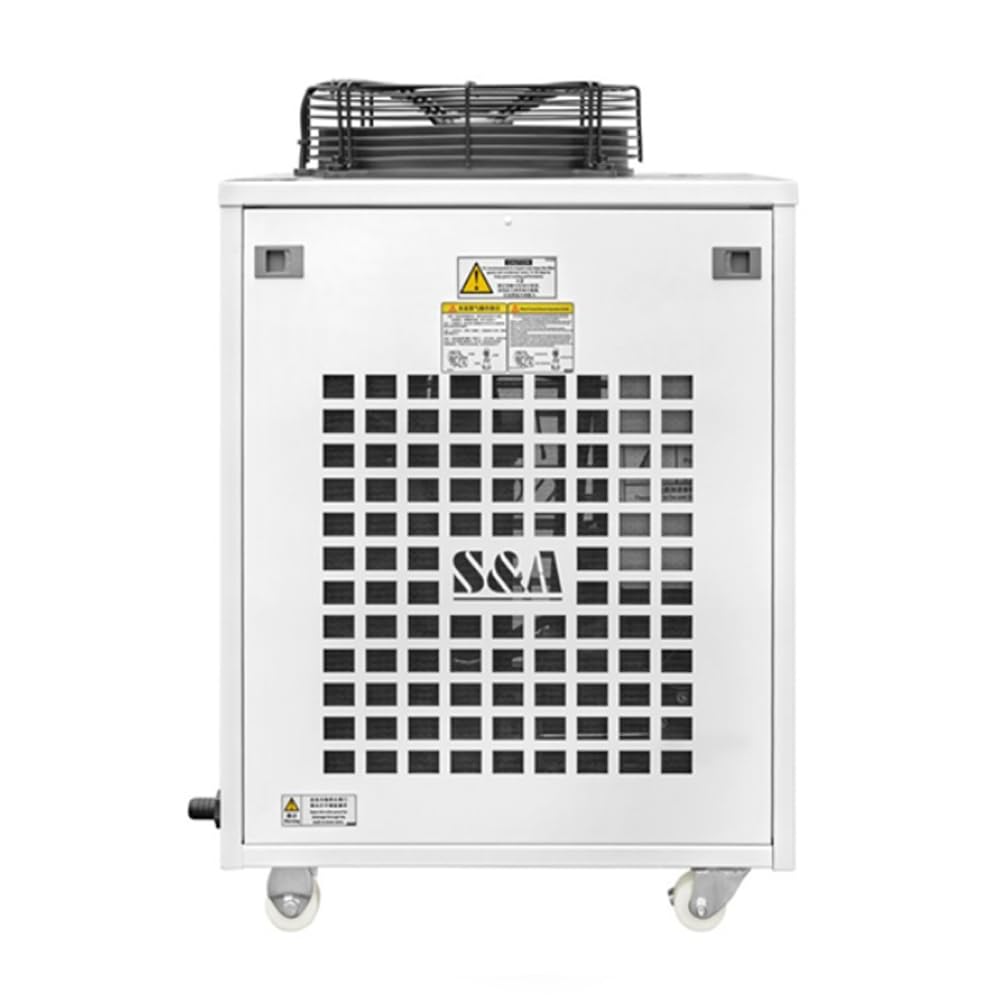 S&A Original CW-6200AN Industrie-Wasserkühler Industrial Water Chiller mit 5100 W Kühlleistung für CO2-Metalllaserröhren, CO2-Glaslaserröhren, CNC-Spindeln, Halbleiter, Faserlasergravierer
