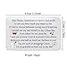 Cousin to Cousin Birthday Greeting Cards Engraved Men Wallet Insert Card Graduation Gift Encourage Awesome Reminder Appreciate Personalised Go to University I Love You Christmas New Year Keepsake