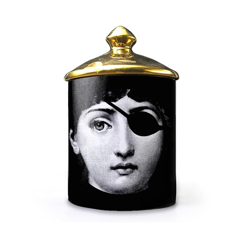 Lina Cavalieri Ceramic Aromatherapy Candle Jar, Fornase Pen Holder, Beauty Ceramic Storage Jar, Mini Vase, Candle Holder Tray, Home Decorative Bottles, Decorative Jars (B24)