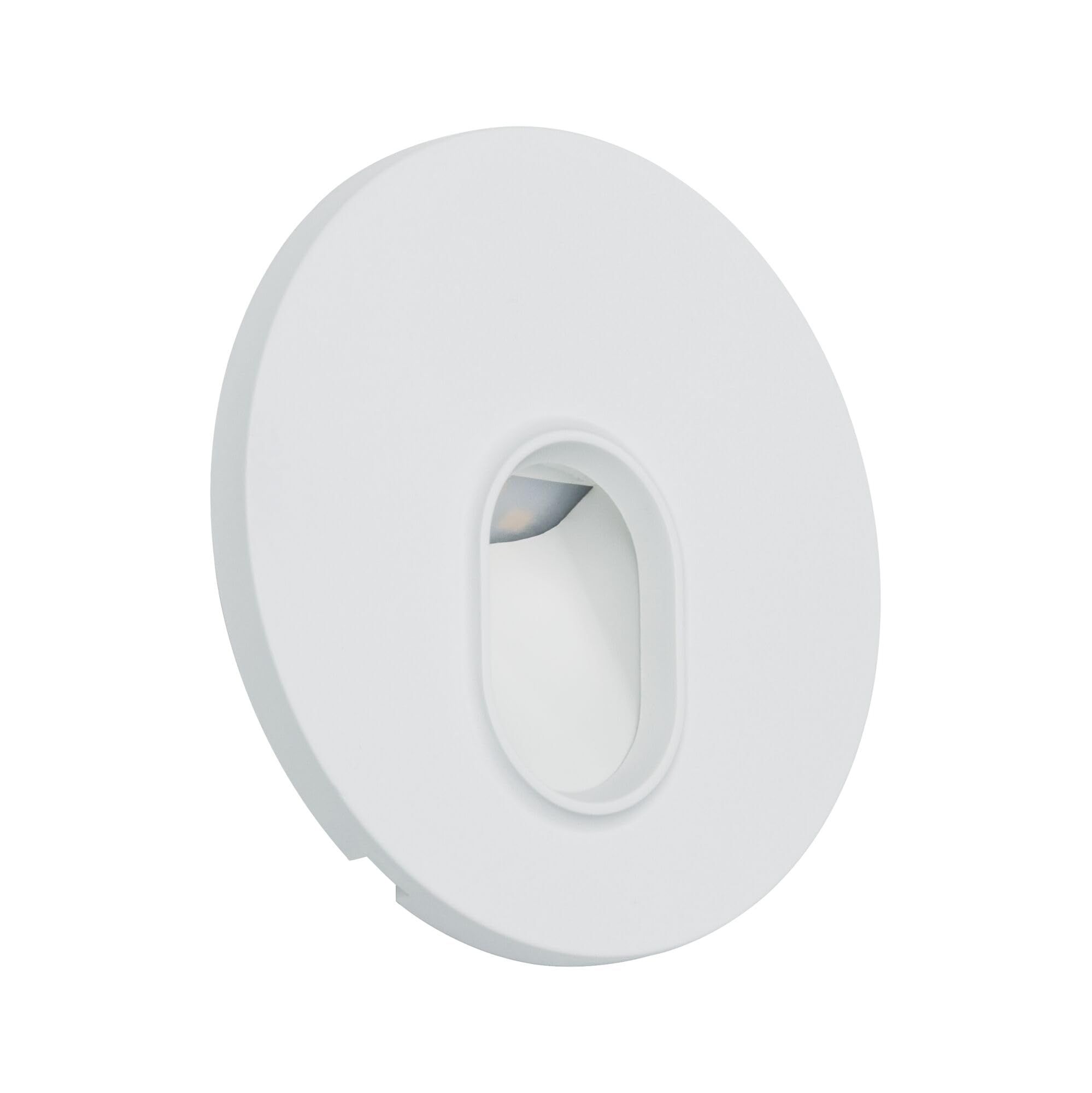 Paulmann 92924 LED Einbauleuchte Wandeinbauleuchte rund incl. 1x1,7 Watt Einbaustrahler Weiß Spot Kunststoff Einbaulampe 2700 K