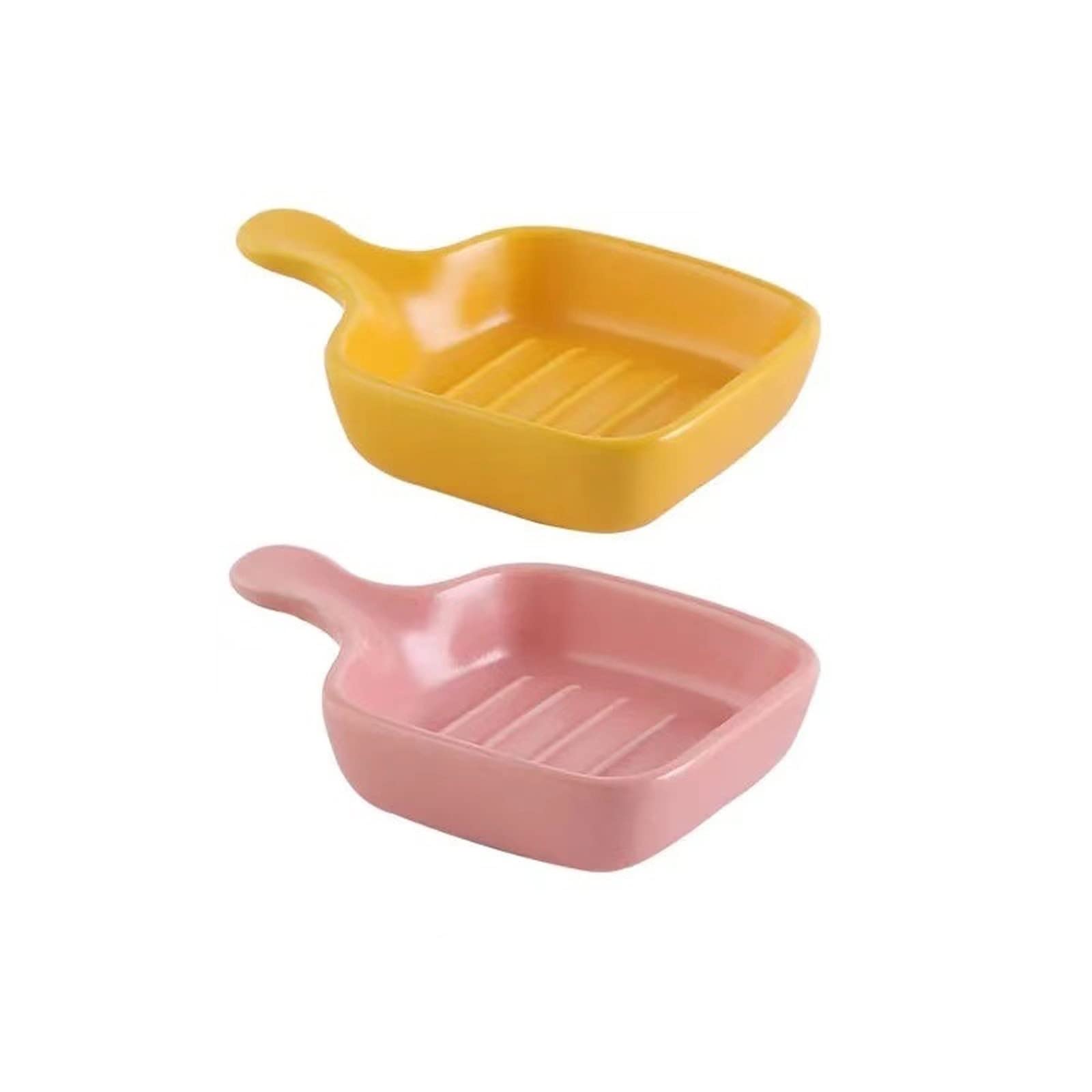 Keramik-Soßenschälchen Ceramic Dip Bowls Set With Handle For Soy Sauce Vinegar Seasoning Ketchup In Multicolor(G)