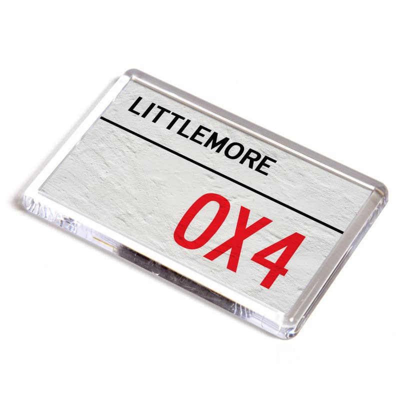 FRIDGE MAGNET - Littlemore OX4 - UK Postcode