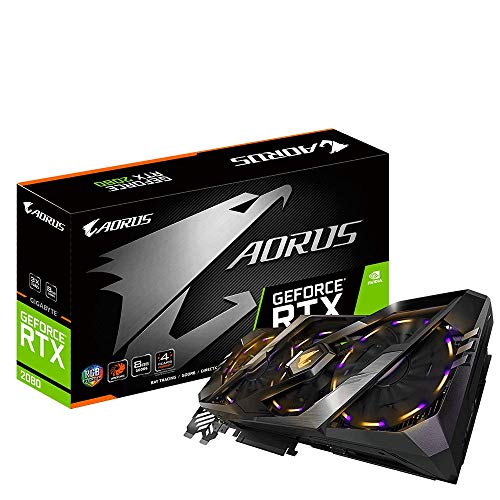 Gigabyte AORUS GeForce RTX 2080 8G OtBbNJ[h 3X X^bNEChtH[Xt@ 8GB 256-Bit GDDR6 GV-N2080AORUS-8GC rfIJ[h