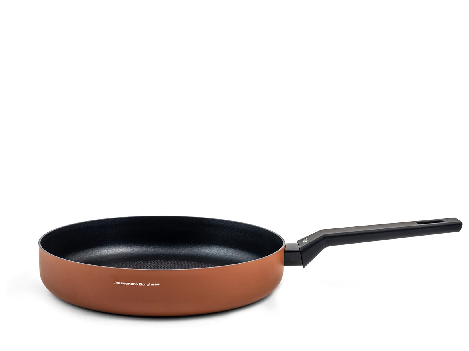 H&H Alessandro Borghese Paprika Non-Stick Aluminium Frying Pan, 24 cm