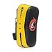 Cheerwing PU Leather Strike Shield Curved Focus Training Target Punch Mitt Karate Muay Thai Pad Kick Arm Target (Yellow)