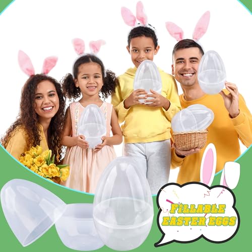 50% Off 18-Pack Jumbo Easter Eggs for Egg Hunt Party Supplies
