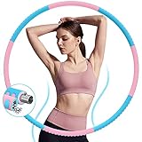 【Einstellbares Gewicht Design】Das Edelstahl-Innenrohr des hula hoop ist hohl, sodass sie können Bohnen oder Stahlkugeln hinzufügen, um das Gewicht anzupassen (1.2-3.2kg (2.65-7.05lbs)), was es zu einer größeren Herausforderung macht und das Gewicht erhöht Trainingsintensität, es hilft für verschiedene Trainingsphasen und Menschen mit jedem fähigkeitslevel. Erfüllen Sie die Bedürfnisse von Anfängern und Menschen für eine professionelle Ausbildung.