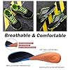 Zapatos de Seguridad para Hombre Mujer Zapatillas Trabajo Comodo Ligero Calzado de Seguridad con Punta de Acero Transpirable Verde 45 #4