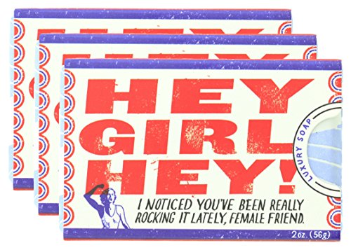 HEY GIRL HEY! I noticed you've been really rocking it lately, female friend. Luxury Soap 3 Pack Made From Pure Vegetable Base with Essential Oils and White Tea Violet Scent 2 oz (56 g)