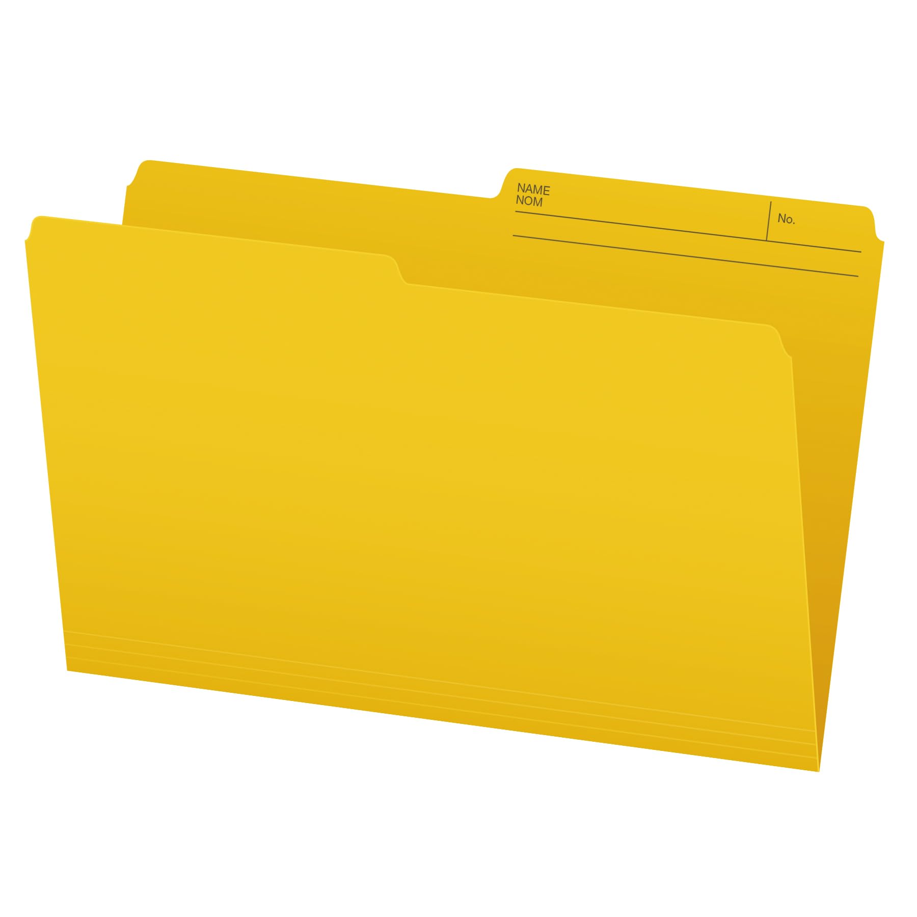 Pendaflex Double-Ply Reinforced Top Tab Colored File Folders, 1/3-Cut Tabs, Letter Size, Orange, 100/Box (r15213ora