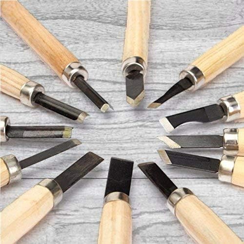 DIYORONALHand Wood Carving Chisels Knife Set DIY Woodworking Tools for Beginners & Professionals | 16cm Sharp Woodcutting Hand Tool Kit for Crafting, Carving & Sculpting-picture-13