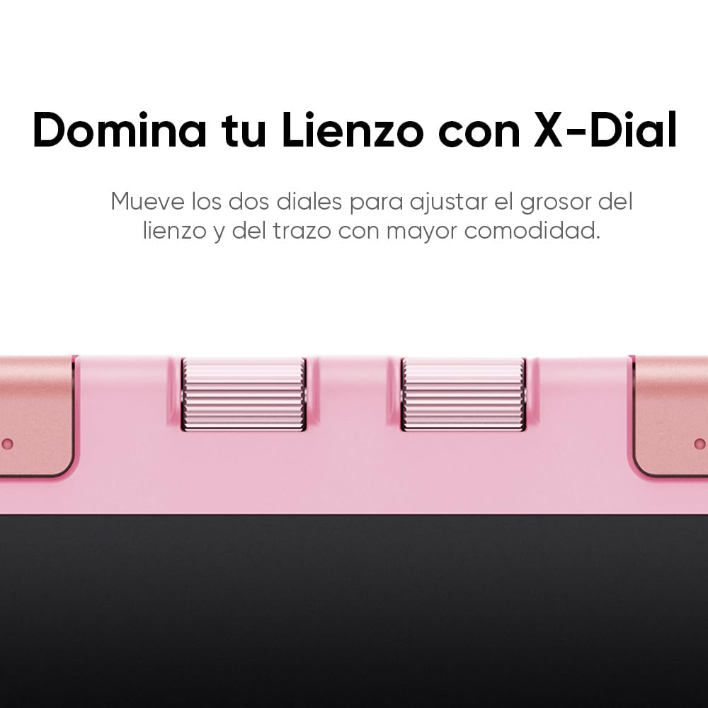 XPPen Artist 12 3rd Tableta Gráfica con Pantalla FHD 16K Niveles | Tableta Gráfica Dibujo Digital Profesional de 12 Pulgadas con Lápiz Chip Inteligente X4 y 2 Diales y Soprte Plegable(Rosa)