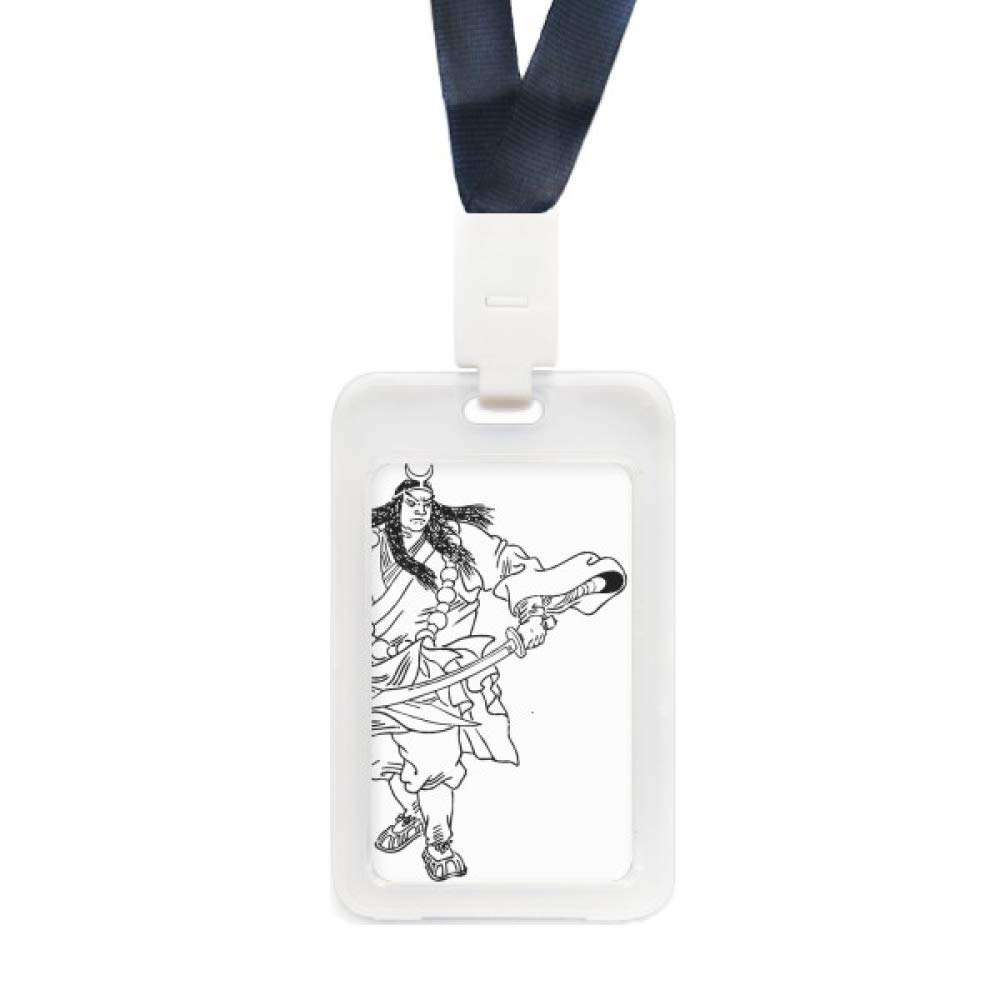 Étui de protection transparent pour carte d'identité avec figurine Wusong