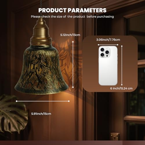 Image of Lampshade, ALUCSET Ceiling Fan Light Covers Set of 4, Metal Replacement Light Globe Shades for Pendant Fixtures, Chandeliers, Wall Sconces, Table Lamps, 2-1 /8 inch Fitter Size, 5-1 /8 inch high x 6 inch Diameter