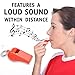 Water Gear Plastic Emergency Safety Whistle - Great for Water Lifeguards and Swimming - Ideal for Coaches and Sports - Can be Used for Training Dogs - Loud for Survival - Red