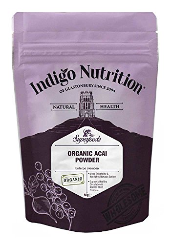 Indigo Herbs Baya De Asaí En Polvo Orgánico 50g