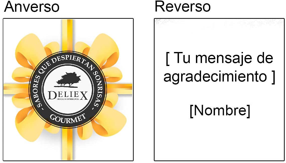 Detalle de los variados productos ibéricos y extremeños que componen la cesta gourmet de Deliex.