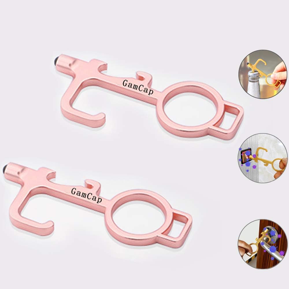 GamCap No-Touch Door Opener Tool, Contactless Stylus Handheld EDC