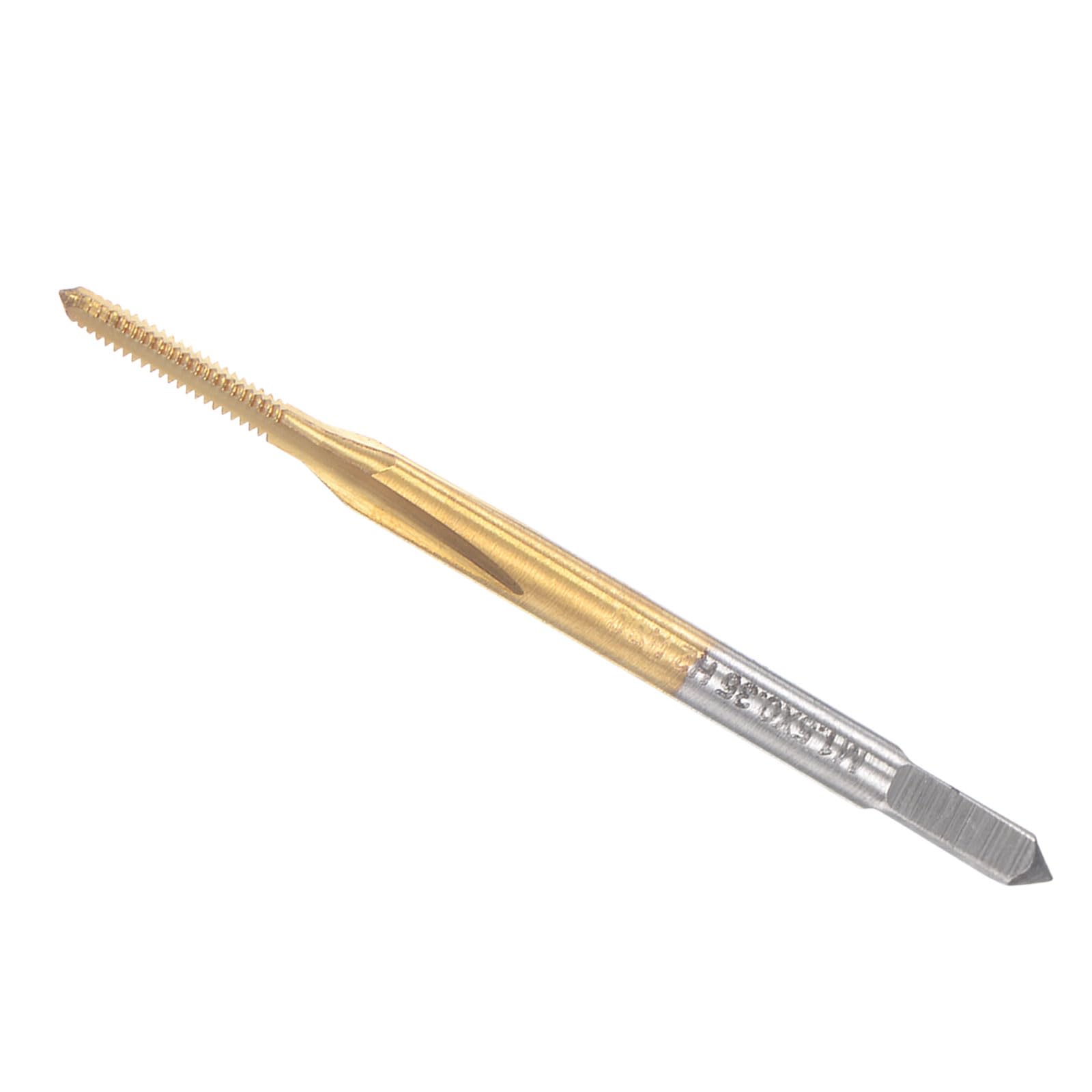 CoCud Thread Tap, M1.5 x 0.35 Thread Size 3 Straight Flutes, High Speed Steel Threading Tapping Repair Tool
