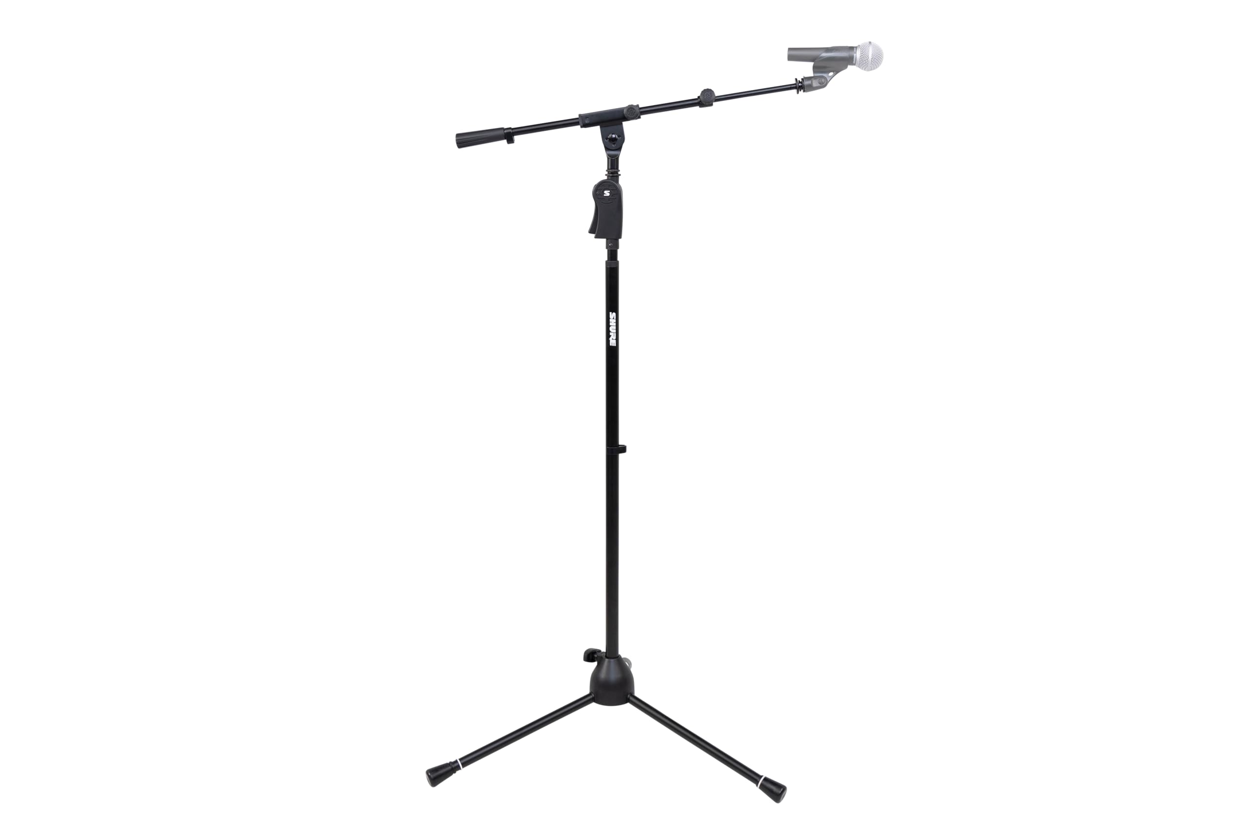 Shure by Gator, Asta microfonica Deluxe a treppiede con braccio telescopico e impugnatura a pistola con frizione a una mano; (SH-TPSTANDTBMDX)