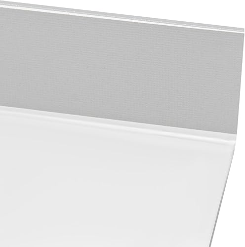 Miniatura 8 de Toldo para ventana, 47.2 x 19.7 pulgadas, transparente, refugio de patio, para nieve, lluvia, casa, cubierta protectora gruesa y transparente, toldo