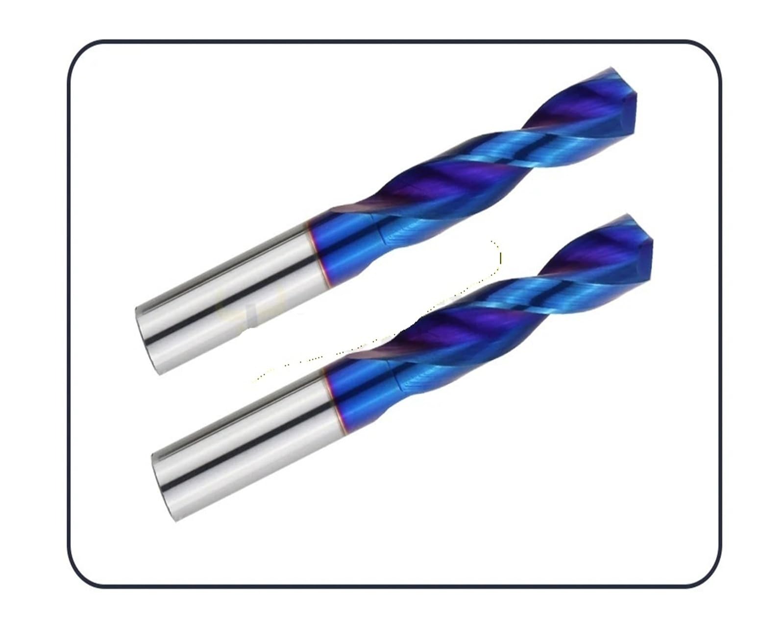 1PCS Punte da trapano in metallo duro Punte in metallo duro Punta elicoidale in acciaio al tungsteno for la lavorazione dei metalli Utensili di perforazione for tornio CNC 1.0-10.0mm(8.7mm)