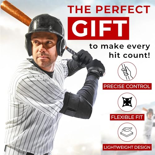 Image of HANDLANDY Baseball Batting Gloves for Adult Youth, Grip Breathable Softball Batting Gloves Fit Men Kids Boys Girls