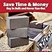 Commercial Grade, Heavy Duty Grill Cleaning Brick Bulk 4 Pack. Pumice Stone Cleaner Tool Cleans and Sanitizes Restaurant Flat Top Grills or Griddles Effectively Without Harsh Chemicals or Abrasives