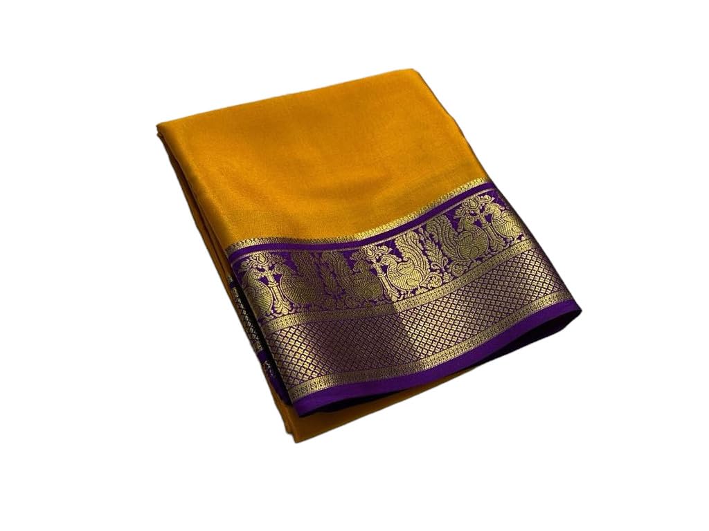 ayyappasilk Cerep Mysore Silk Women's Saree Elegant Handwoven Traditional Saree with Vibrant Patterns, Perfect for Festivals, Weddings, and Special Occasions-picture-50