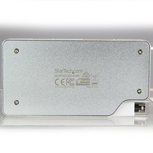 Adaptador Mini DisplayPort a HDMI 4K, VGA y DVI conversor de audio y video StarTech.com 7