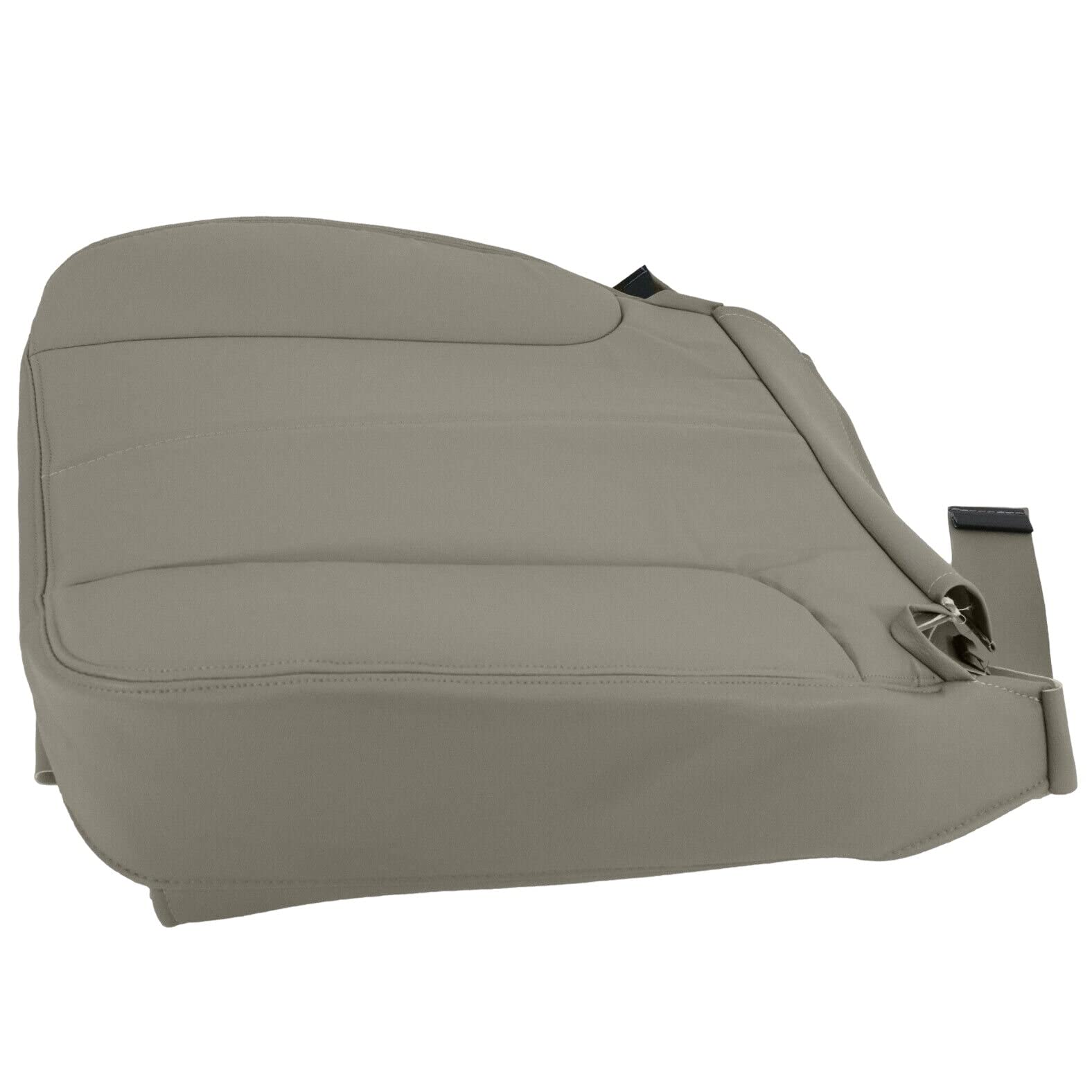 Driver Bottom Leather Seat Cover – Fits 2003-2005 Dodge Ram 3500 SLT Plus – Taupe / Tan