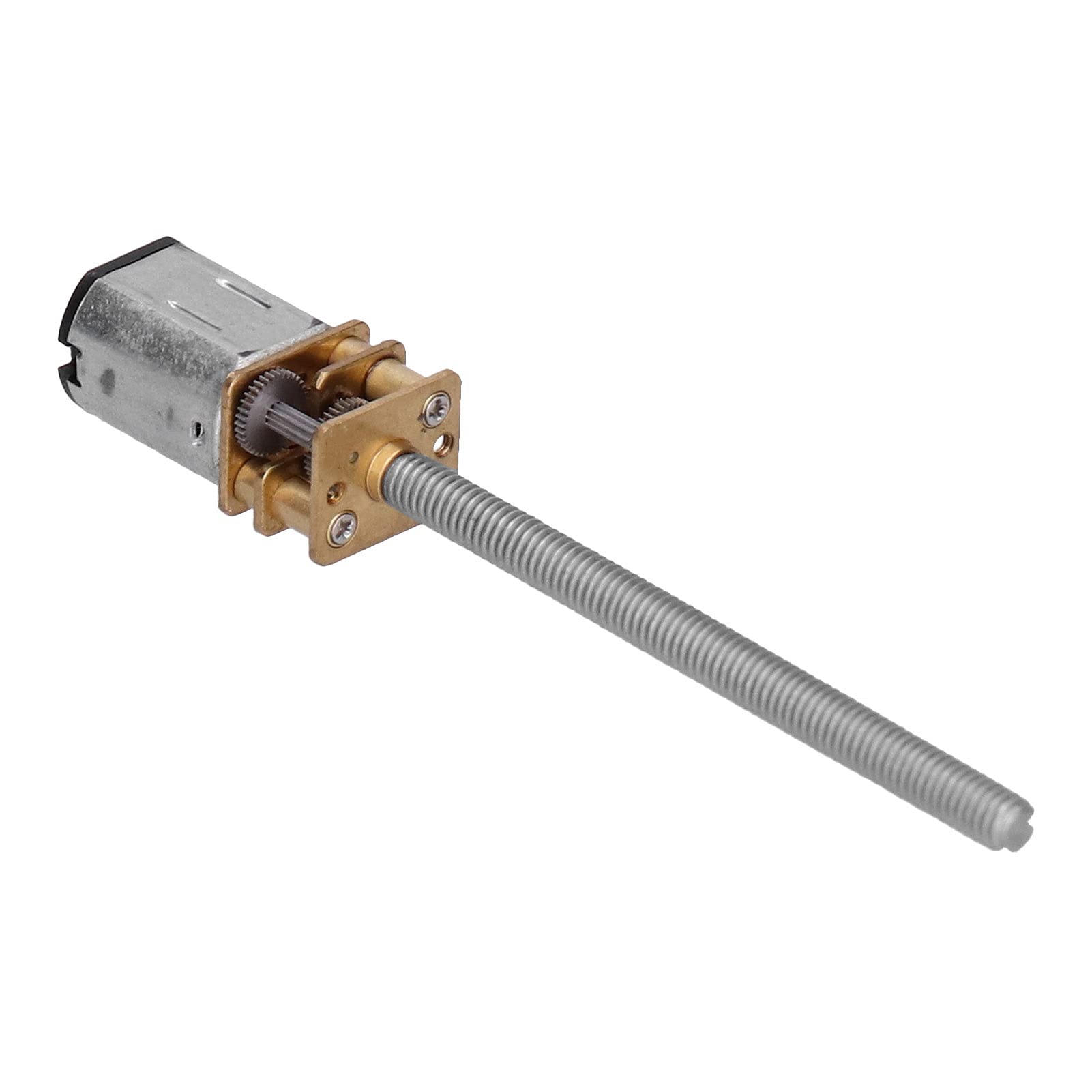 Drehzahlreduzierungsmotor, DC 6 V Lineargetriebemotor, Elektrisches Leitspindelgetriebe M4 X 55 Mm, 180 U/min, Motor mit Gewindeausgangswellenführung, Linearbewegungs-Leitspindeln