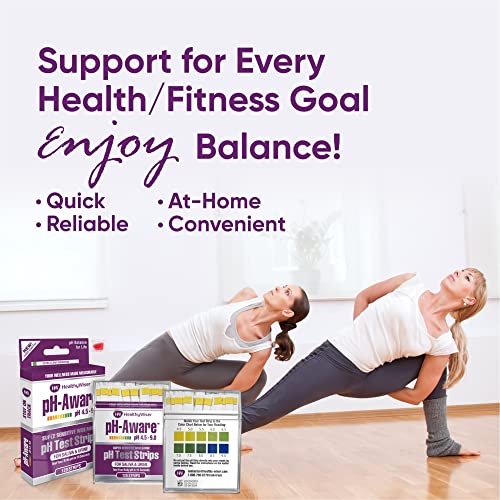 Ph Test Strips 120Ct - Tests Body Ph Levels For Alkaline & Acid Levels Using Saliva And Urine. Track And Monitor Your Ph Balance & A Healthy Diet, Get Accurate Results In Seconds. Ph Scale 4.5-9 #TOP3