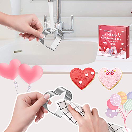 Joyoldelf - Set di 5 formine per biscotti a forma