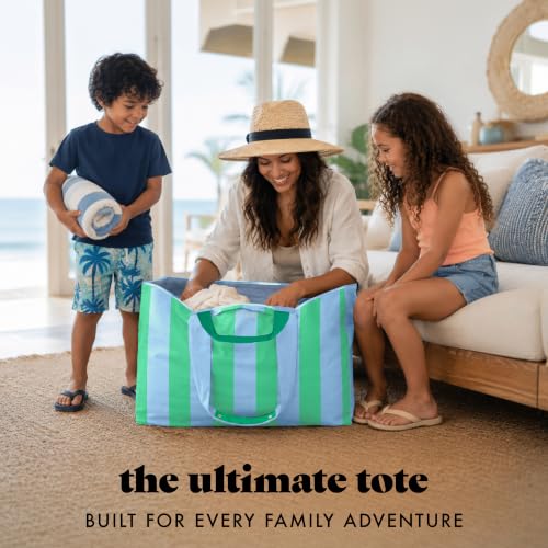 Image of Fit & Fresh All The Things XL Beach Bag for Women, Oversized Travel Tote