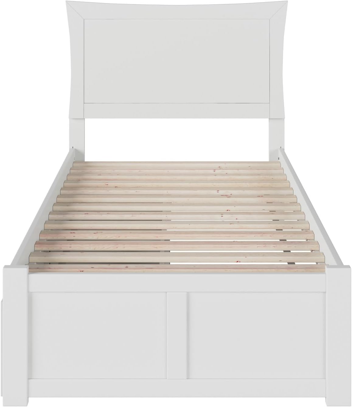 AFI Metro Twin XL Solid Wood Bed with Storage Drawers in Espresso
