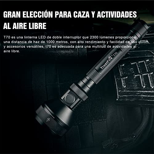 TrustFire T70 2300 Lumen Torcia da caccia
